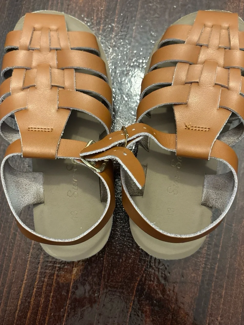 Sun San Woven Fisherman Sandals with Adjustable Strap